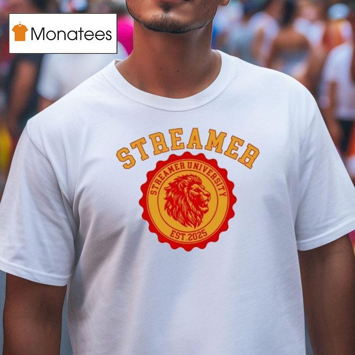 Streamer University Est Lion T Shirt Streamer University Est Lion T Shirt