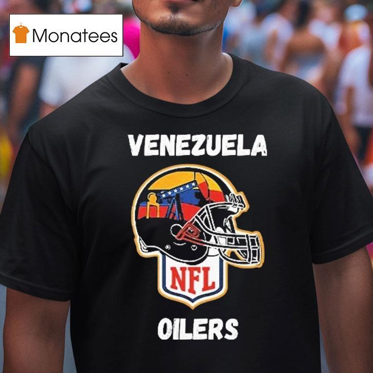 Venezuela Oilers Helmet Nfl T Shirt Venezuela Oilers Helmet Nfl T Shirt