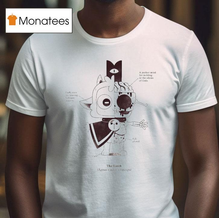 Cult Of The Lamb Anatomy Of The Lamb T Shirt Cult Of The Lamb Anatomy Of The Lamb T Shirt