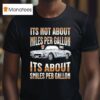 It S Not About Miles Per Gallon Its About Smiles Per Gallon V T Shirt