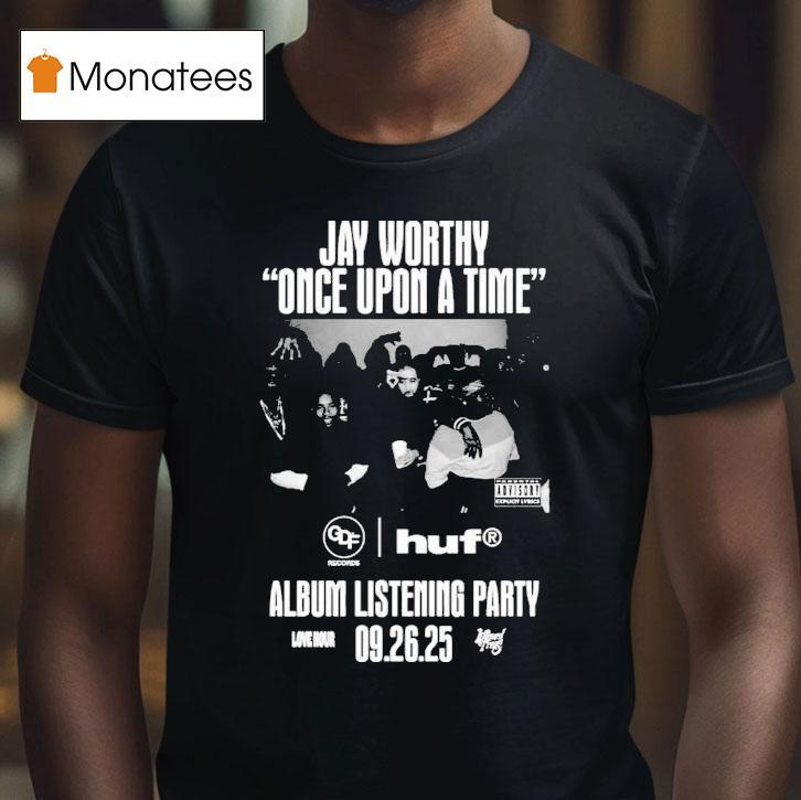 Jay Worthy Once Upon A Time Album T Shirt Jay Worthy Once Upon A Time Album T Shirt