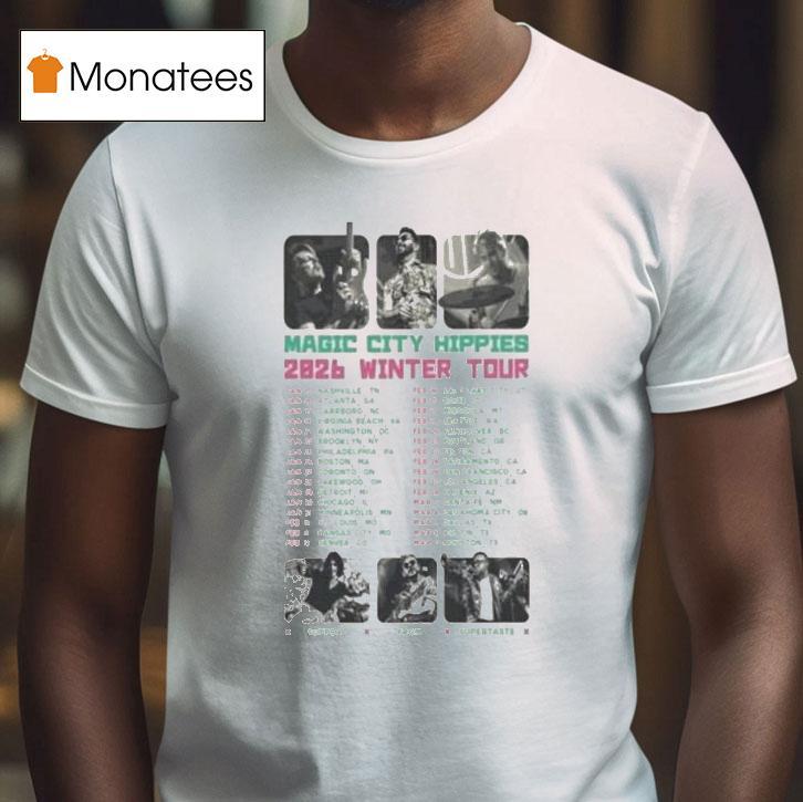 Magic City Hippies Winter Tour T Shirt Magic City Hippies Winter Tour T Shirt