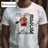 Miami Hurricanes Carson Beck Player Throwing Position T Shirt