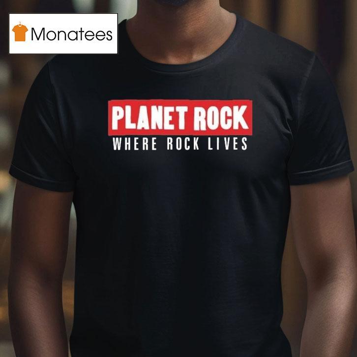 Planet Rock Where Rock Lives Logo T Shirt Planet Rock Where Rock Lives Logo T Shirt