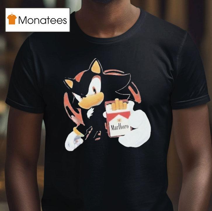 Shadow The Hedgehog Marlboro Red T Shirt Shadow The Hedgehog Marlboro Red T Shirt