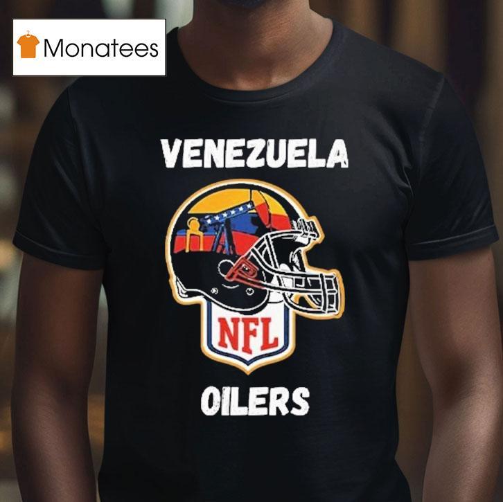 Venezuela Oilers Helmet Nfl T Shirt Venezuela Oilers Helmet Nfl T Shirt