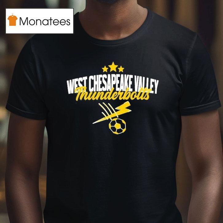 West Chesapeake Valley Thunderbolts Soccer T Shirt West Chesapeake Valley Thunderbolts Soccer T Shirt