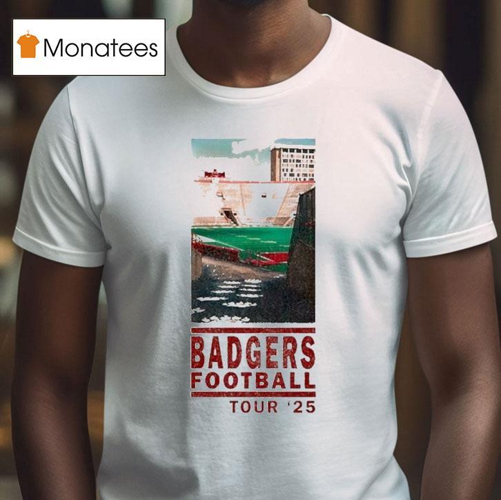 Wisconsin Badgers Football Tour T Shirt Wisconsin Badgers Football Tour T Shirt